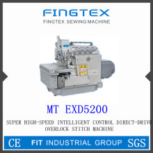 Máquina de costura de Overlock para acionamento direto de controle inteligente super alta velocidade (EXD5200)