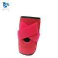 Rodillera ajustable de neopreno rosa impermeable para artritis