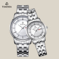 Multifunction Quartz Watch for Couple with Stainless Steel Band 70026