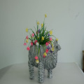 grey water hyacinth camel decoration pot