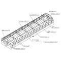 Long Life Prefabricated Simple Structure Tunnel Greenhouse