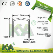 Fine Wire Heftklammern (STCR 5019) für Bedachungen