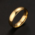 6mm gold plated tungsten carbide ring