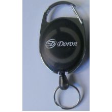 Plastic Badge Reel Keychain with Logos (GZHY-KA-024)