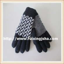Мужские Вязаные перчатки с подкладкой флис