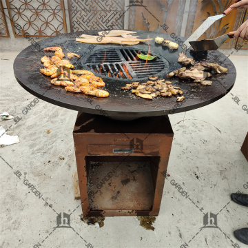 Unique products corten grill BBQ for outdoor Party