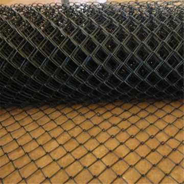 Black Vinyl Chain Link Swimming Pool Fence