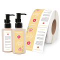 PP Hand Cream Packaging Custom Printing label