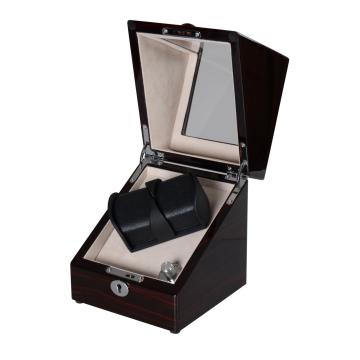 Watch Winder With Battery Case For 2 Watches