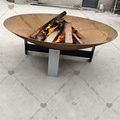 Corten Steel Patio Furniture Gas Fire Pits