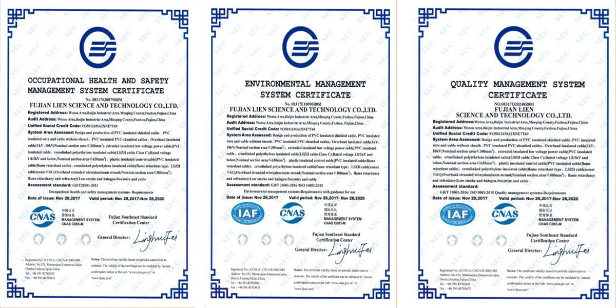 certification of management system