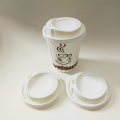 Disposable Paper Cup With Black Lid Coffee Cups