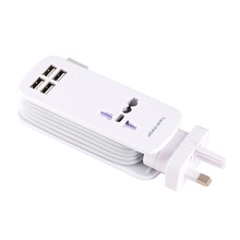 Multi-USB Travel Charger Adapter with 4 Port