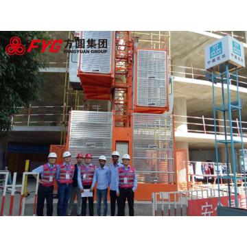 Lift de construcción 4T doble jaula SC200/200