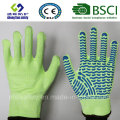 Guante de trabajo de seguridad resistente al corte con guantes recubiertos de PVC Guantes de seguridad