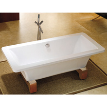 Wood Feet Freestanding Bath Tub
