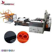 50-200mm Double Wall Corrugated Pipe Extrusion Line Machine