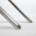 680*710mm Stainless Steel Metal Table Leg-X Frame Style