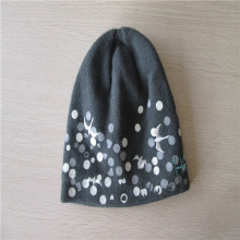 Bonnet hiver tricoté d'impression personnalisés