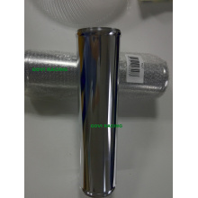 3inch Polished Straight Aluminum Tube with Bead 300mm Length Universal Car Air Intake Pipe