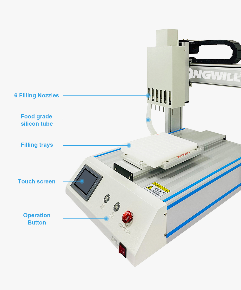6 Heads Disposable vape filling machine 6 Heads Disposable vape filling machine