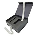 Eco-friendly Eye care cosmetics paper box with ribbon