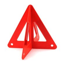 Plastic Traffic Safety Warning Triangle Traffic Sign