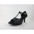 Ladies satin latin dance shoes