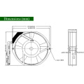 Eingang AC 220V Axialventilator für Kabinett