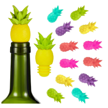 Bouteille de bouteille de vin de silicone drôle d&#39;ananas en silicone