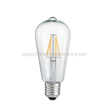 St58 15W Incandescente Transparente Dimmable LED Bombilla de Filamento