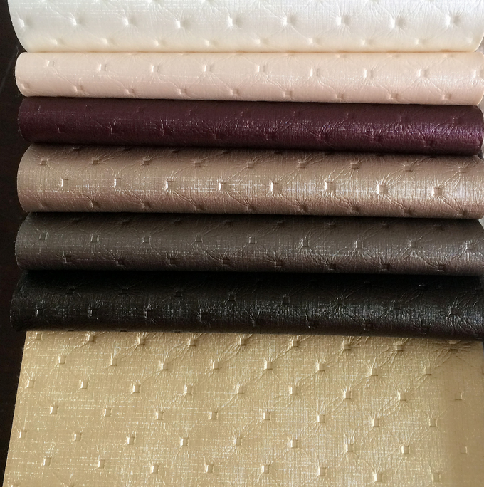 Odorless soft package decorative leather fabric 