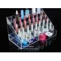4 tiers acrylic riser lipstick counter display stand