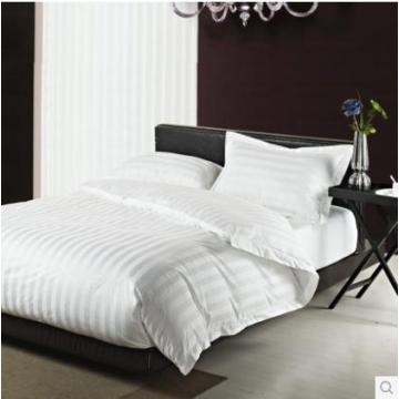 Canasin Classic 3cm Stripe hôtel lin 100 % coton blanc