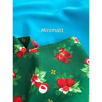 100% polyester teint en microfibre Minimatt