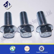 M12 Zinc 3+ Full Thread Hex Flange Bolt