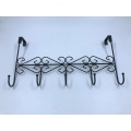 Sturdy Over The Door 5 Hooks Clothes Hanger