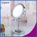 Fyeer Ultra Thin Double Side Cosmetic Table Mirror with LED Light