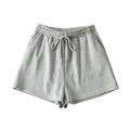 custom plain 100% cotton french terry jogging women sweat shorts