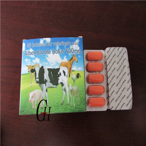 Albendazole Bolus 600 Mg for Veterinary