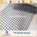 Geogrelha Biaxial Polipropileno PP para Reforço de Subgrado