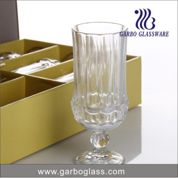 Verre de haute qualité gravé de 7 oz avec tige