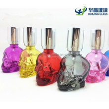 30ml 50ml 1oz 2oz Spraying Color Fancy Skull Shape Perfume Glass Bottle