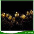 Solar Black 10PCS Small Horse String Lights for Christmas Holiday