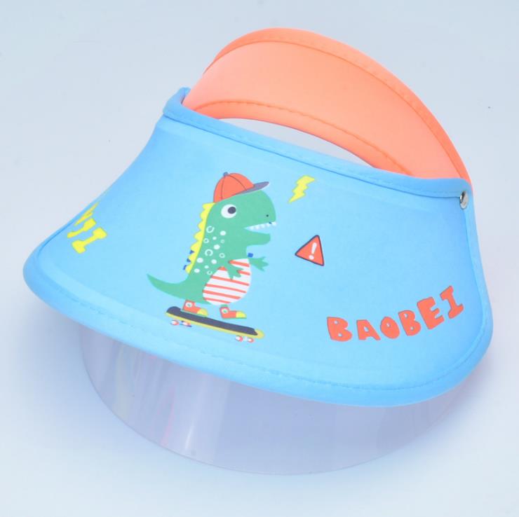 Kids Children Protective Mask Face Shield Mask Hat Visor Cap Plastic Manufacture