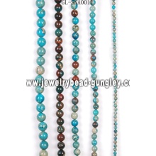 diy gemstone snakeskin beads with dyed color wholesale