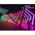 Dynamic Interactive Time Tunnel Light