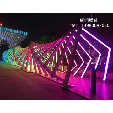 Dynamic Interactive Time Tunnel Light