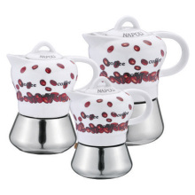 2/4 / 6cups Mokka-Topf-Kaffeemaschine