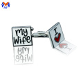 High quality base metal cufflink gift set